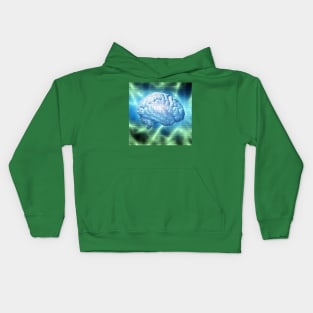 Electronic Brain Design Kids Hoodie